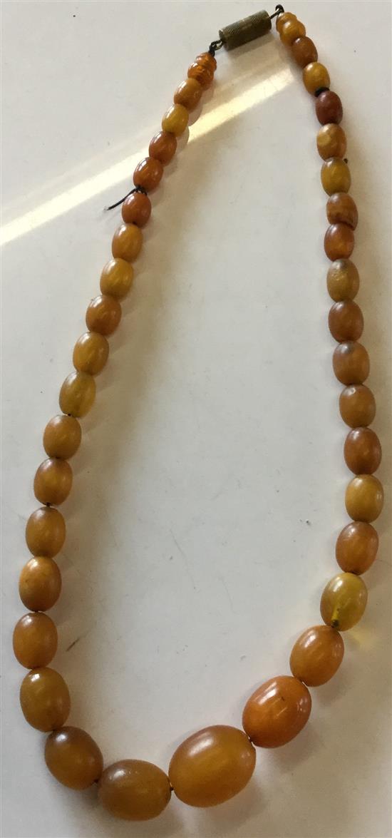 Small amber necklace